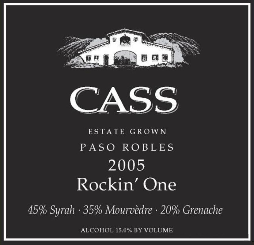 Cass Winery Rockin' One 2005 Front Label