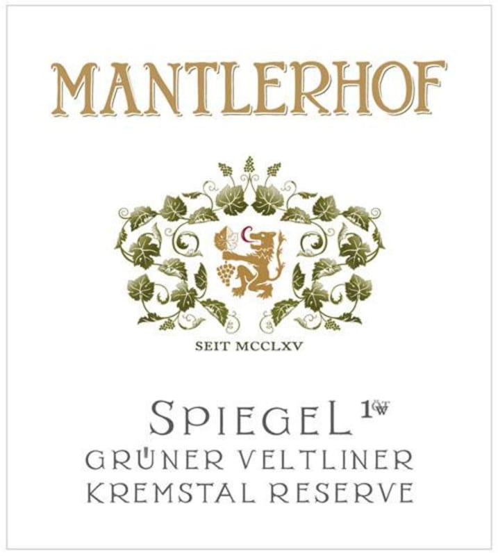Weingut Mantlehof Spiegel Erste OTW Lage Reserve Gruner Veltliner 2013 Front Label