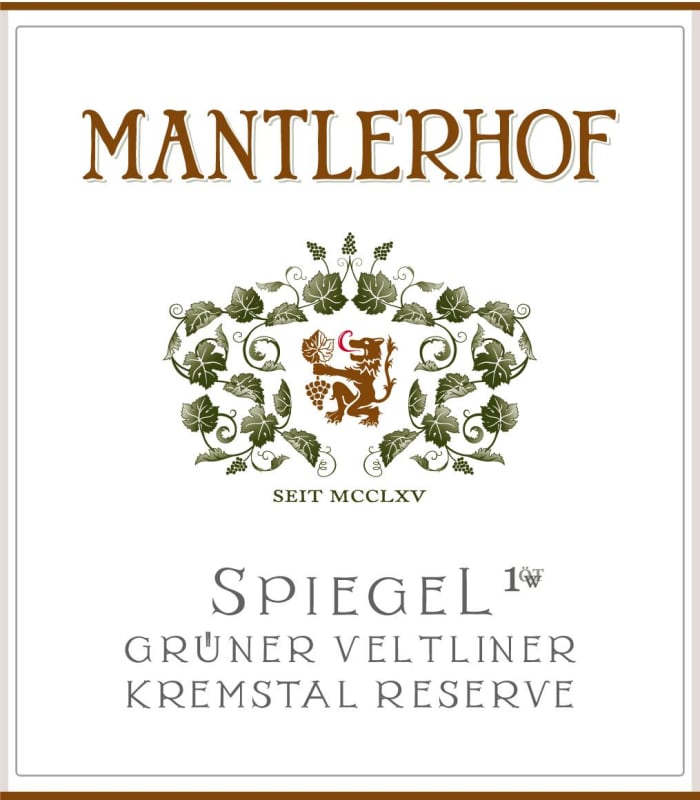 Weingut Mantlehof Spiegel Erste OTW Lage Reserve Gruner Veltliner 2014 Front Label