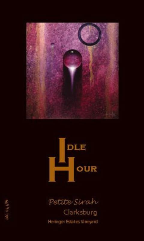 Idle Hour Winery Heringer Estate Vineyard Petite Sirah 2010 Front Label