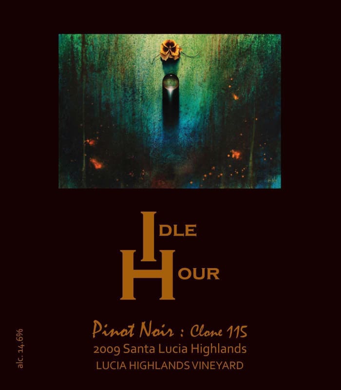 Idle Hour Winery Clone 115 Pinot Noir 2009 Front Label