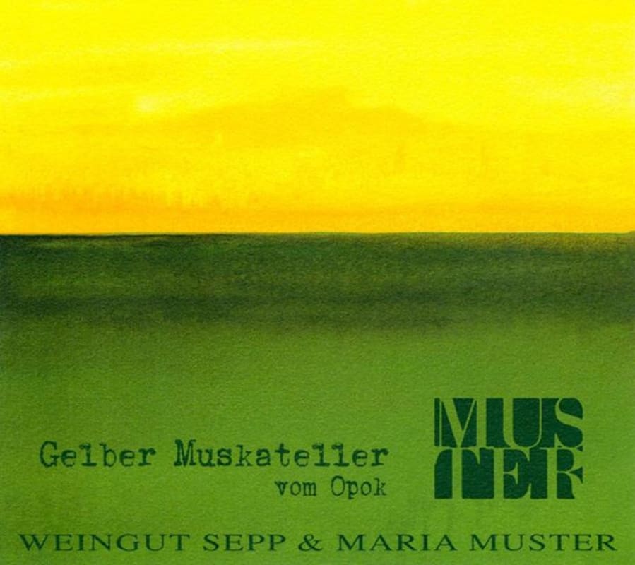 Weingut Maria & Sepp Muster vom Opok Gelber Muskateller 2010 Front Label