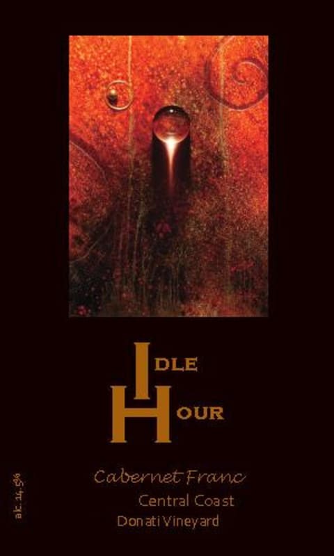 Idle Hour Winery Donati Vineyard Cabernet Franc 2008 Front Label