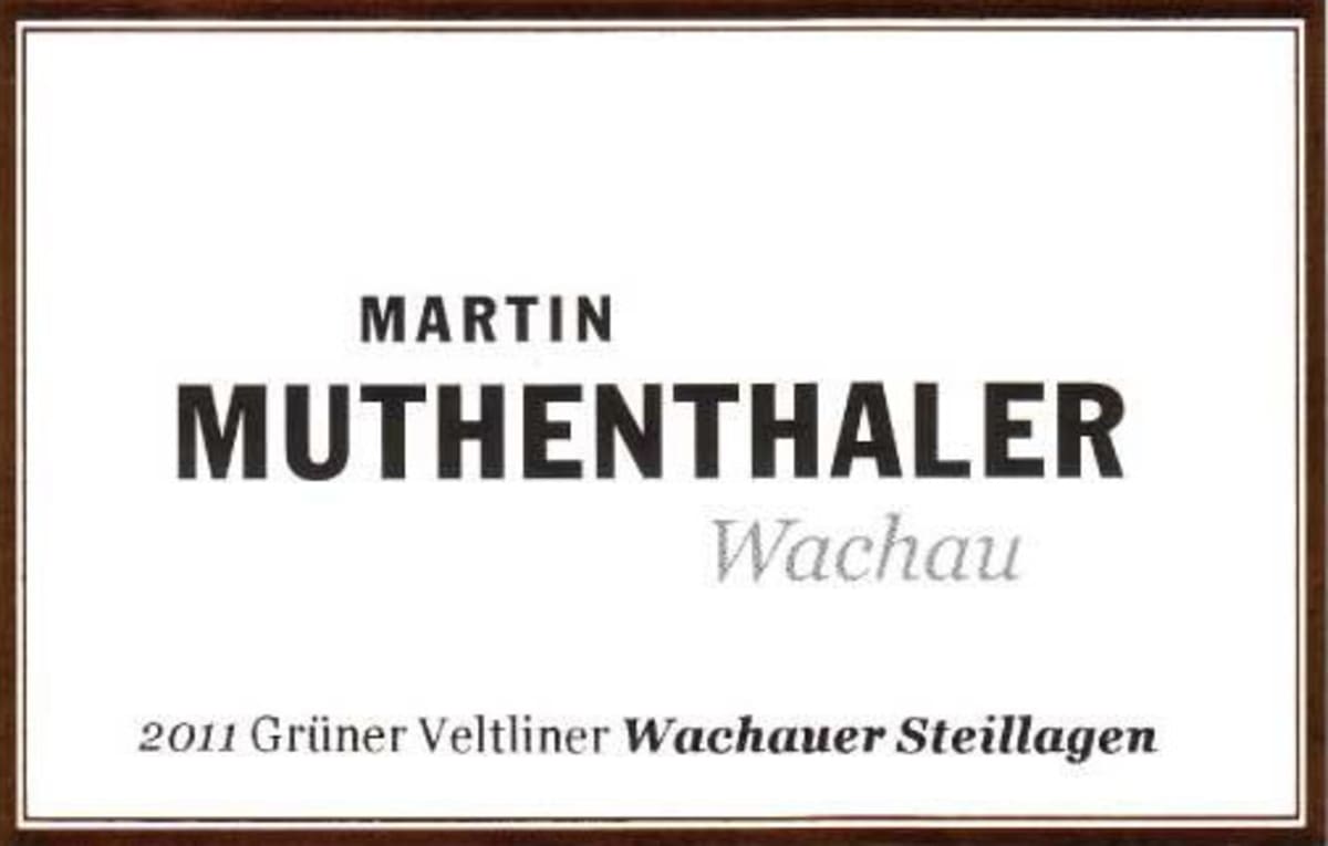 Weingut Martin Muthenthaler Wachauer Steillagen Gruner Veltliner 2011 Front Label