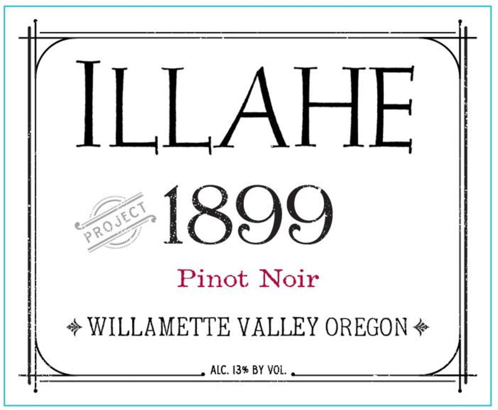 Illahe Vineyards and Winery Project 1899 Pinot Noir 2012 Front Label