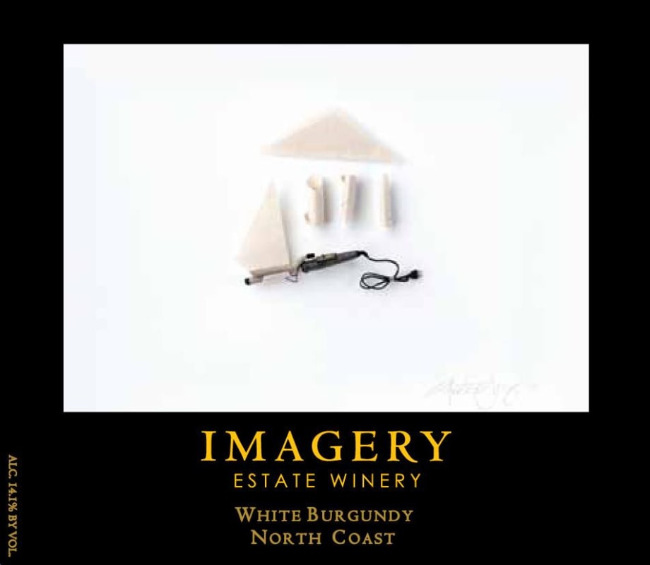 Imagery Estate Winery White Burgundy 2012 Front Label