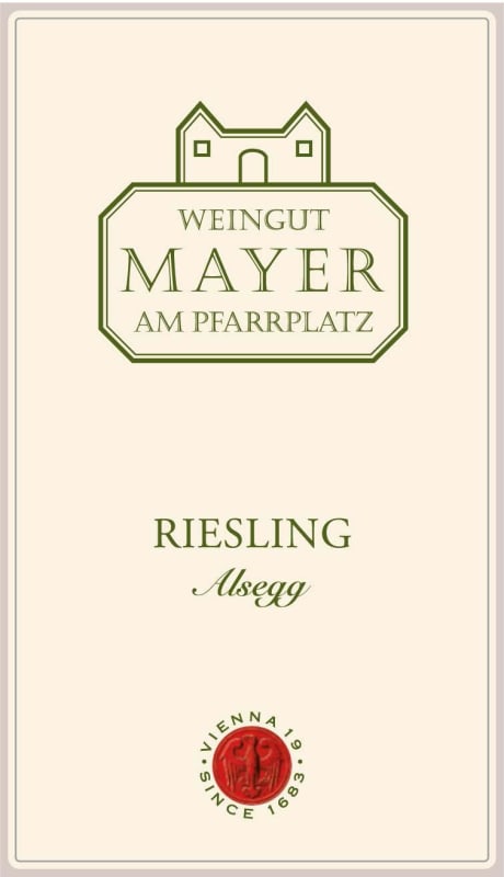 Weingut Mayer am Pfarrplatz Alsegg Riesling 2013 Front Label
