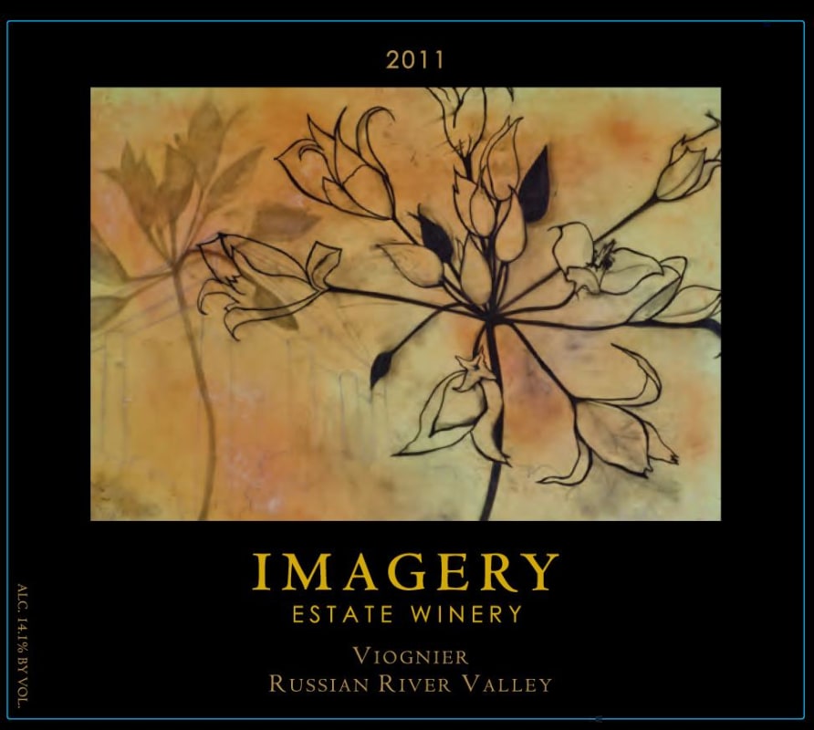 Imagery Estate Winery Viognier 2011 Front Label