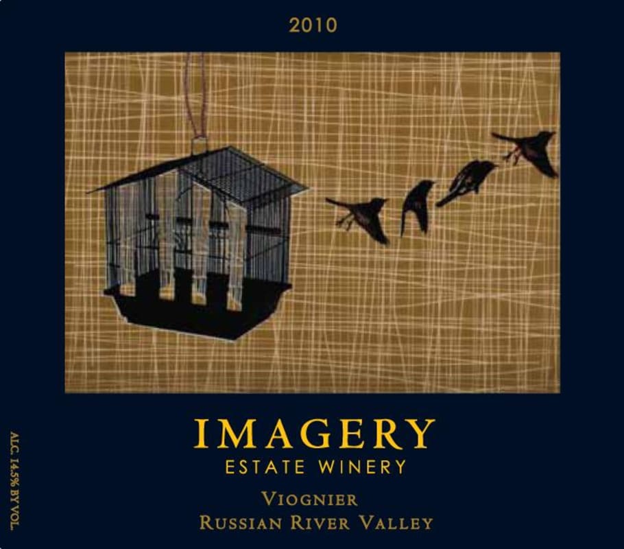 Imagery Estate Winery Viognier 2010 Front Label