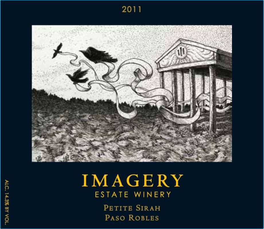 Imagery Estate Winery Petite Sirah 2011 Front Label