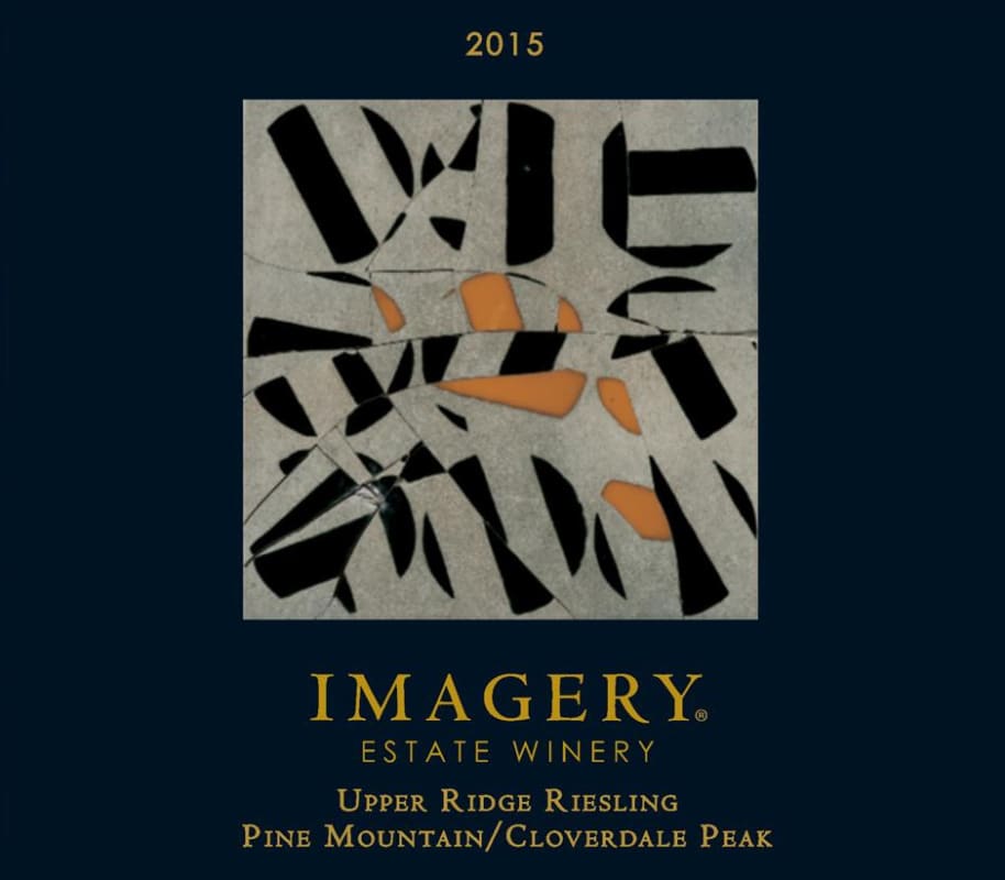 Imagery Estate Winery Upper Ridge Riesling 2015 Front Label