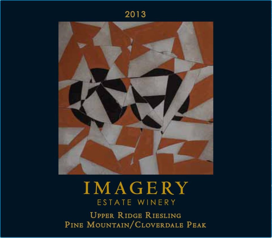 Imagery Estate Winery Upper Ridge Riesling 2013 Front Label