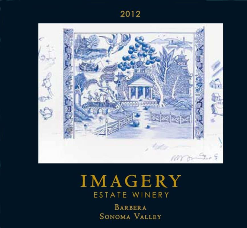 Imagery Estate Winery Barbera 2012 Front Label