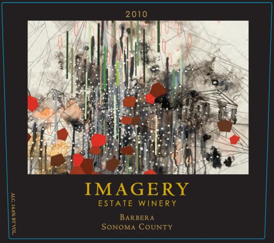 Imagery Estate Winery Barbera 2010 Front Label