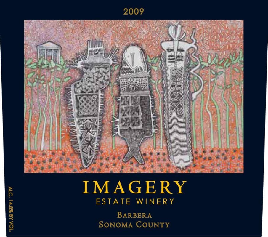 Imagery Estate Winery Barbera 2009 Front Label