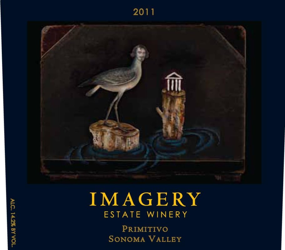 Imagery Estate Winery Primitivo 2011 Front Label