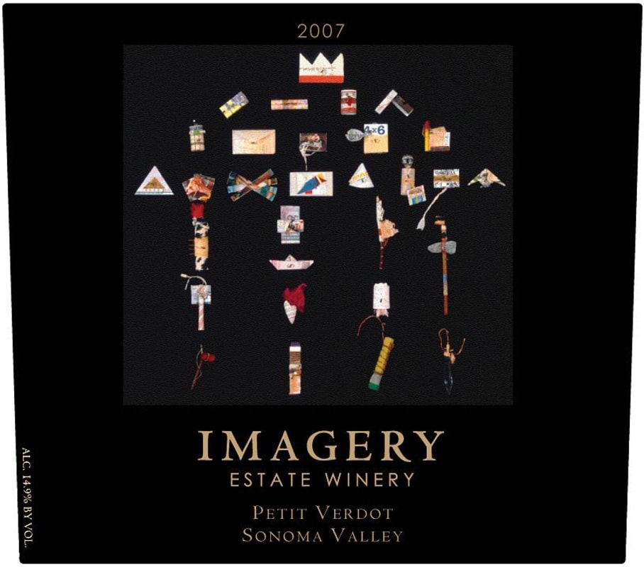 Imagery Estate Winery Petit Verdot 2007 Front Label