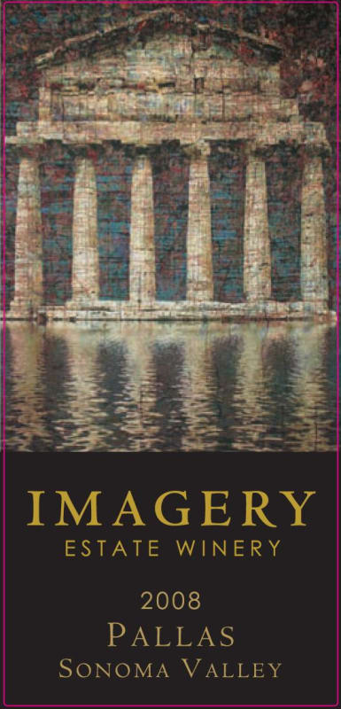 Imagery Estate Winery Pallas Red 2008 Front Label