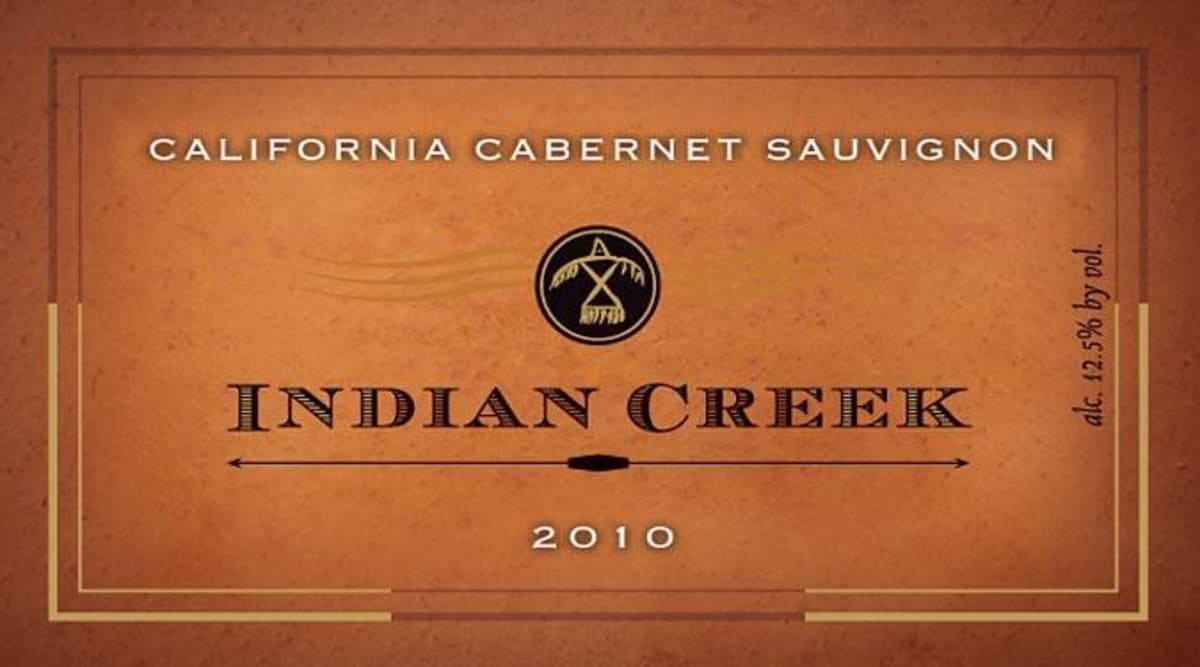 Indian Creek (Stowe) Winery Cabernet Sauvignon 2010 Front Label