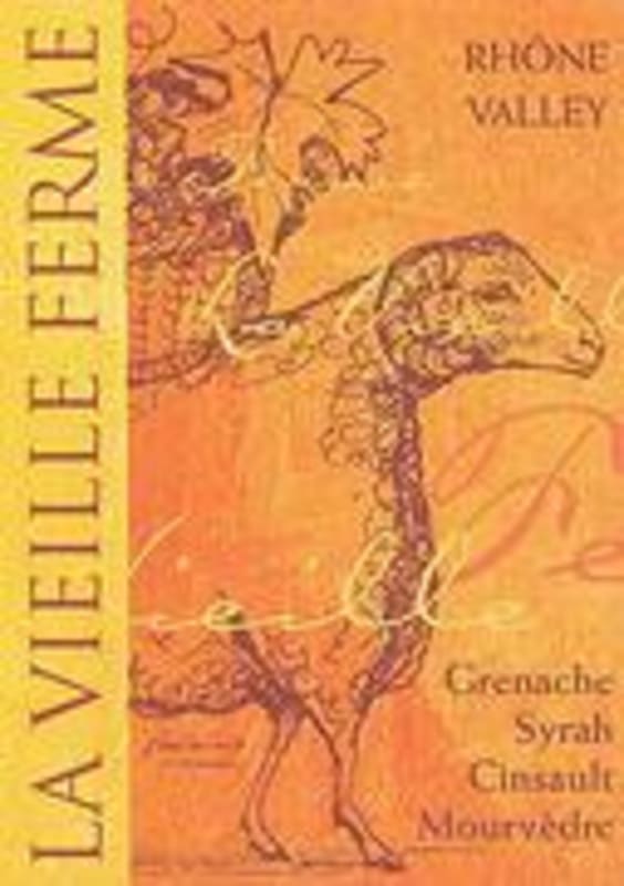 La Vieille Ferme Rhone Valley Rouge 2000 Front Label