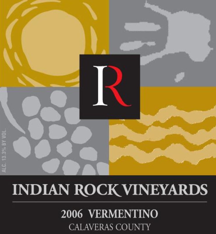 Indian Rock Vineyards Vermentino 2006 Front Label