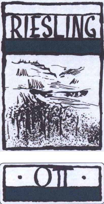 Weingut OTT Riesling 2012 Front Label