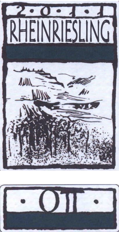 Weingut OTT Rhein Riesling 2011 Front Label