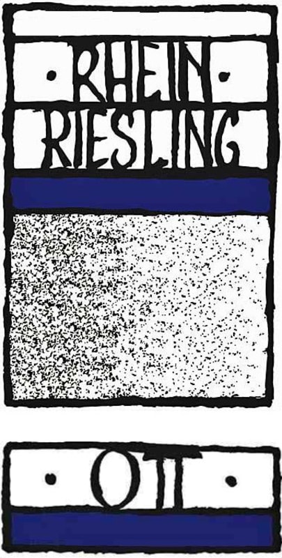 Weingut OTT Rhein Riesling 2008 Front Label