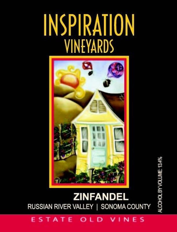 Inspiration Vineyards Old Vine Zinfandel 2014 Front Label