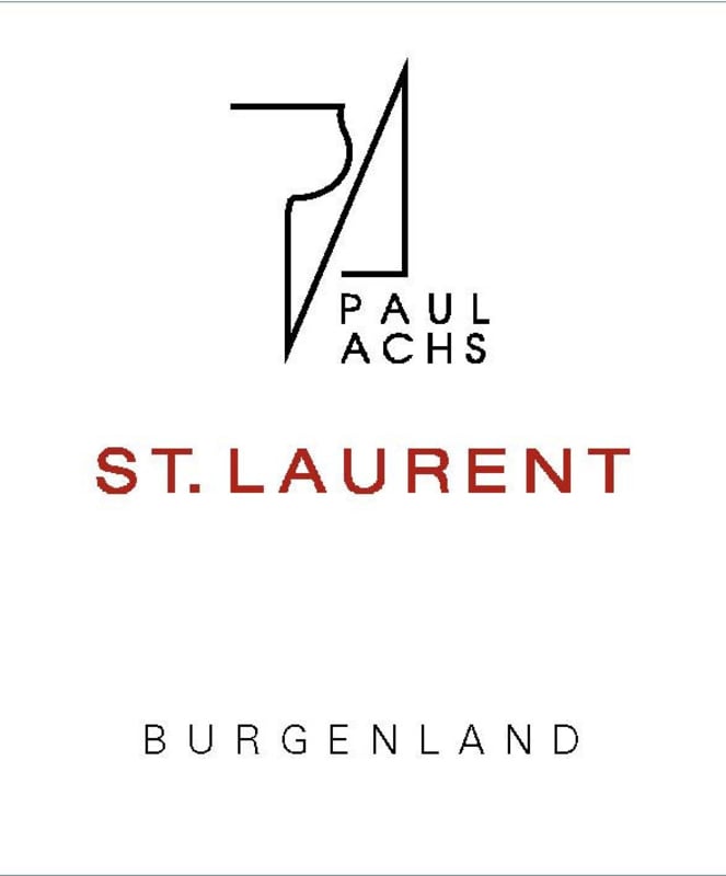 Paul Achs St. Laurent 2013 Front Label