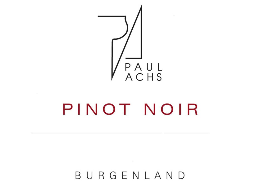 Paul Achs Pinot Noir 2014 Front Label