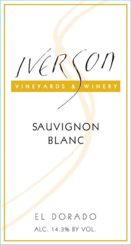 Iverson Vineyards & Winery Sauvignon Blanc 2014 Front Label