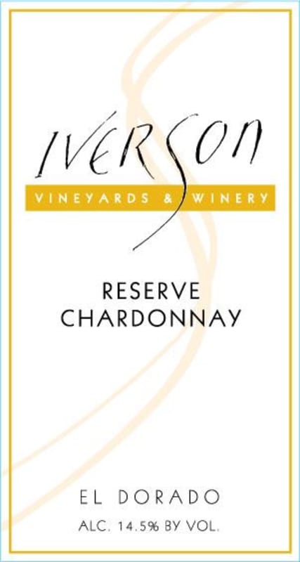 Iverson Vineyards & Winery Reserve Chardonnay 2014 Front Label