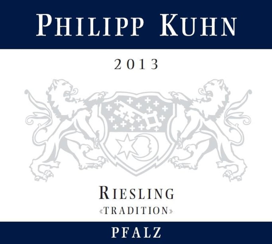 Weingut Philipp Kuhn Tradition Trocken Riesling 2013 Front Label