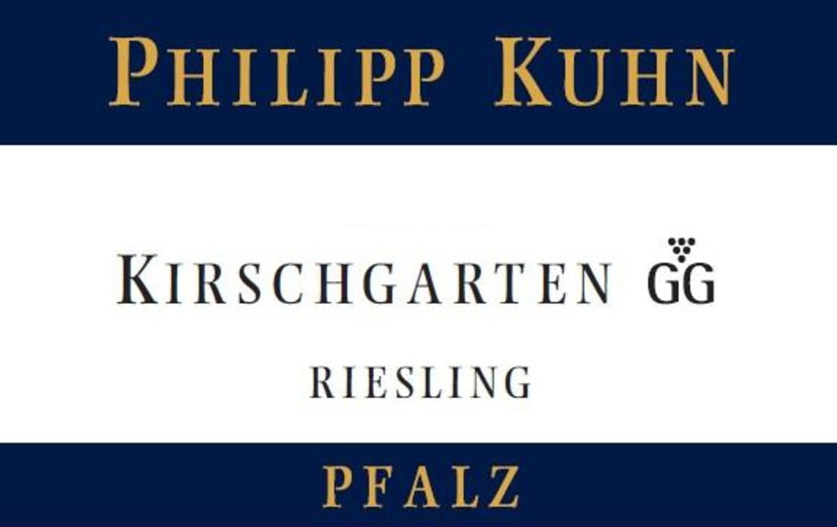 Weingut Philipp Kuhn Kirschgarten Grosses Gewachs Riesling 2015 Front Label