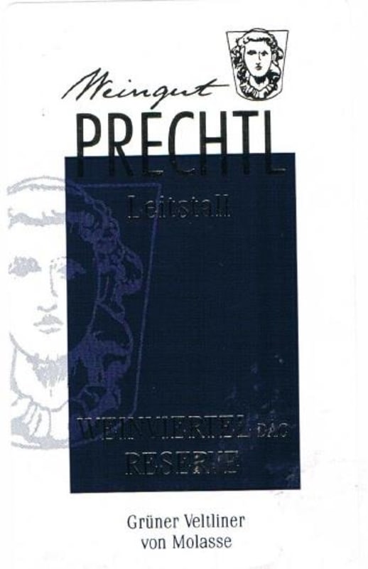 Weingut Prechtl Leitstall von Molasse Reserve Gruner Veltliner 2014 Front Label