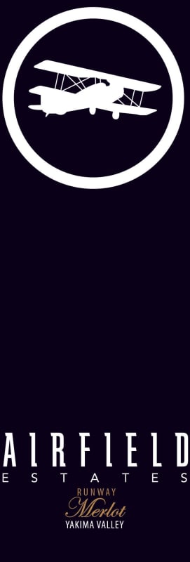 Airfield Estate Runway Merlot 2013 Front Label