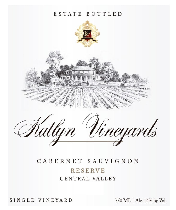 Katlyn Vineyard Reserve Cabernet Sauvignon 2014 Front Label