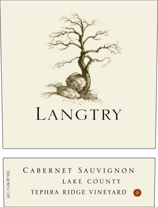 Langtry Estate Cabernet Sauvignon 2007 Front Label