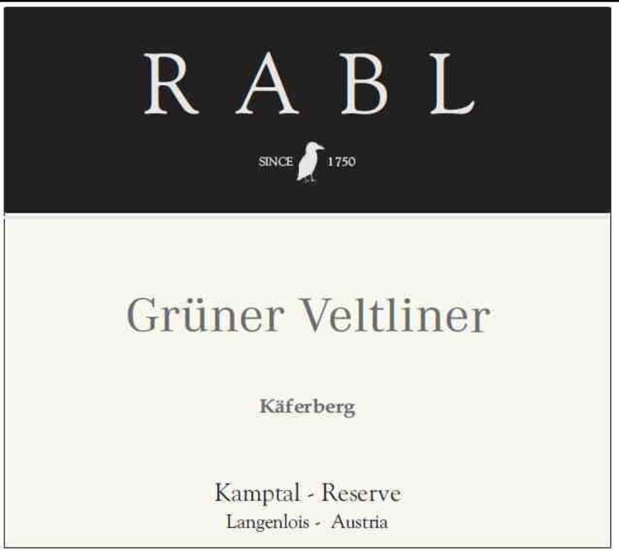 Weingut Rabl Vinum Optimum Kaferberg Reserve Gruner Veltliner 2013 Front Label