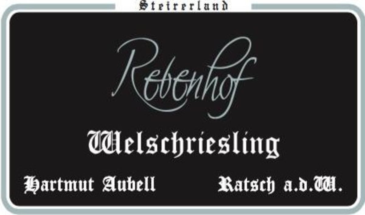 Weingut Rebenhof Welschriesling 2014 Front Label