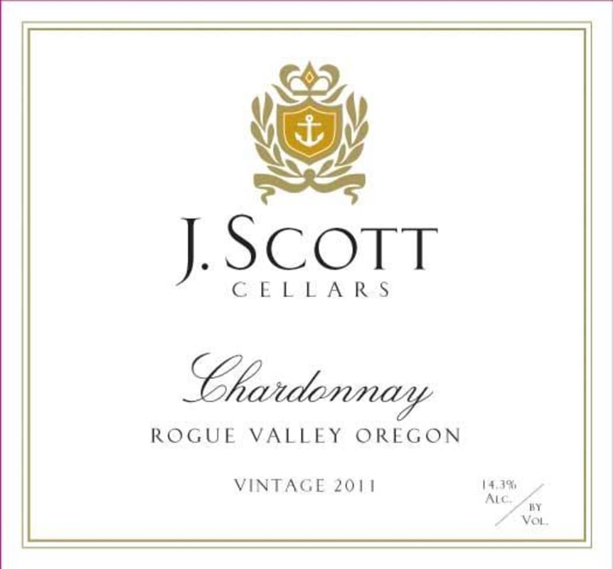 J. Scott Chardonnay 2011 Front Label