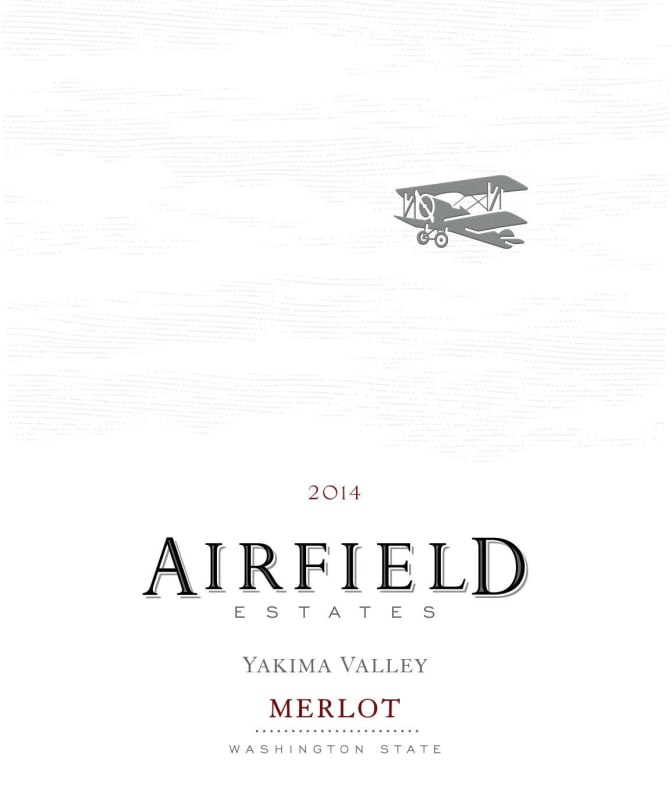 Airfield Estate Runway Merlot 2014 Front Label
