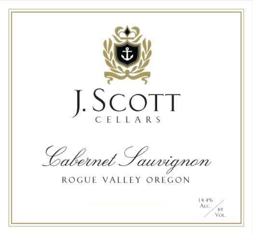 J. Scott Cabernet Sauvignon 2013 Front Label