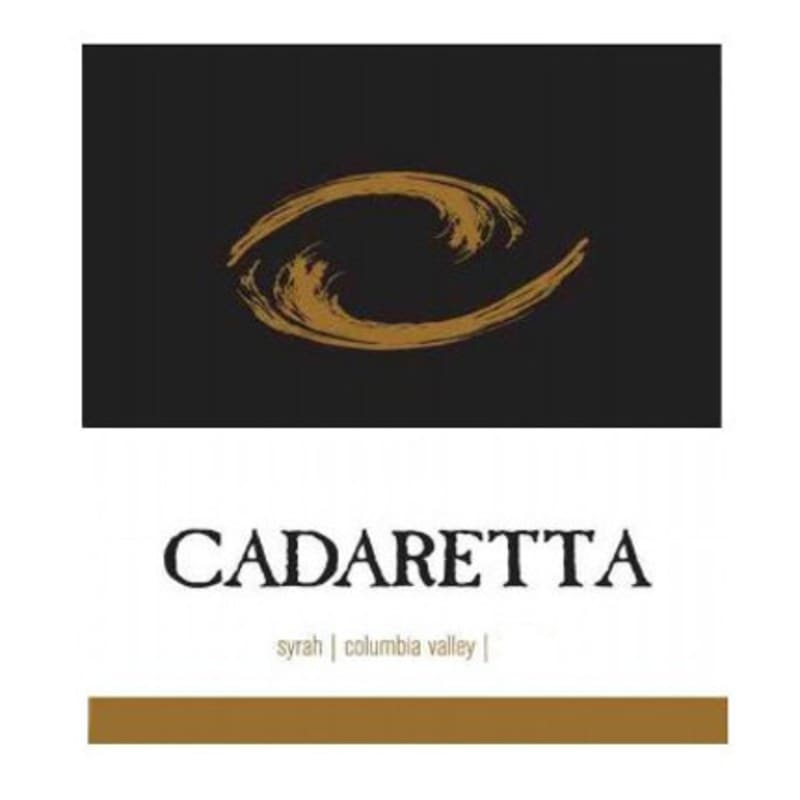 Cadaretta Syrah 2012 Front Label