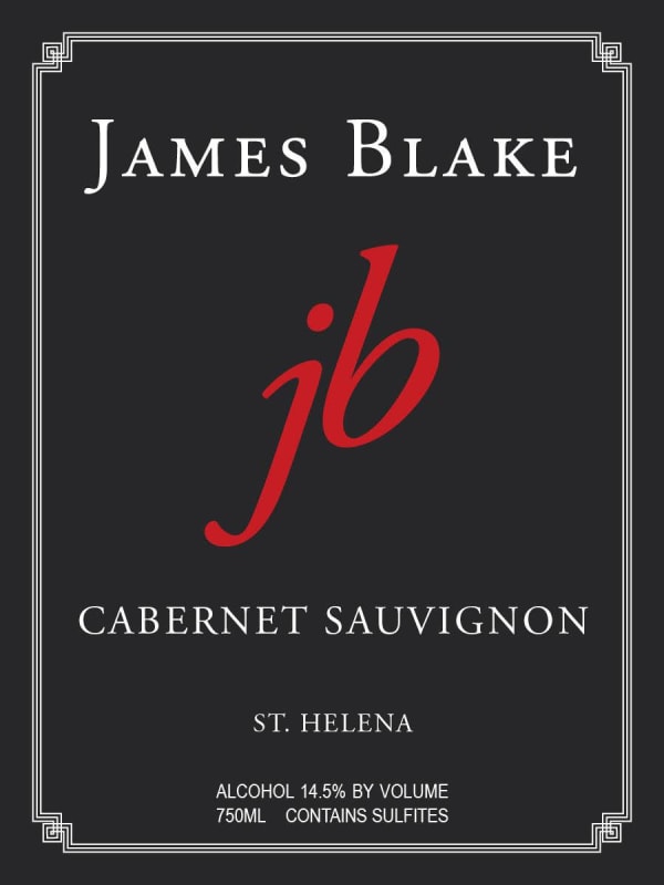 James Blake Wines Cabernet Sauvignon 2009 Front Label