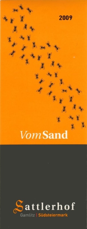 Weingut Sattlerhof Vom Sand 2009 Front Label