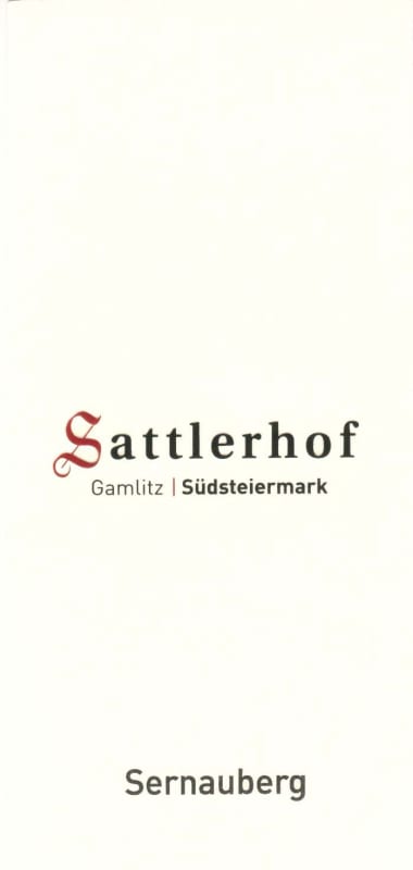 Weingut Sattlerhof Sernauberg Erste STK Lage Sauvignon Blanc 2011 Front Label