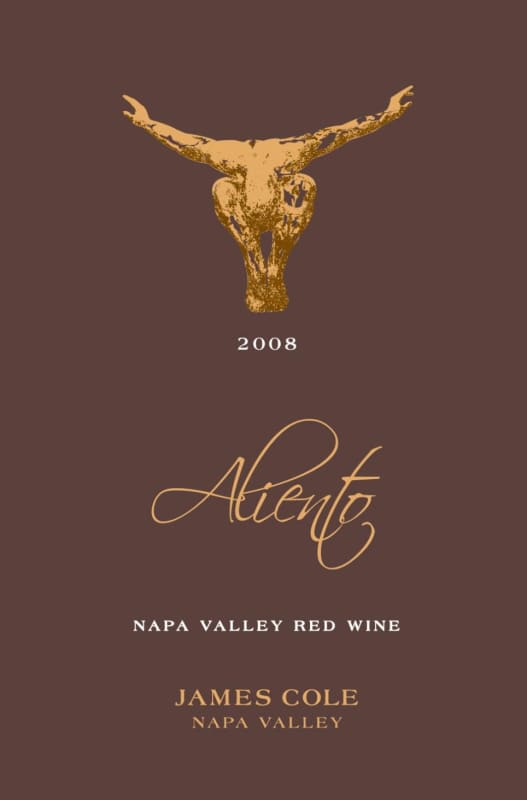 James Cole Estate Winery Aliento Red 2008 Front Label