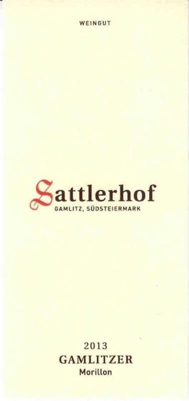 Weingut Sattlerhof Gamlitzer Morillon Steirische Klassik STK 2013 Front Label